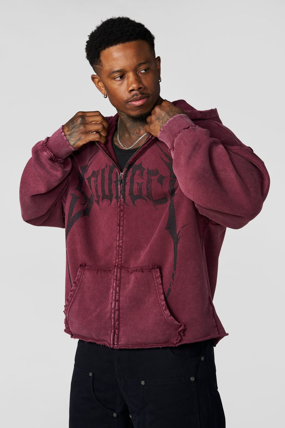 5224 - Hardstyle Zip-Ups - Burgundy Wash