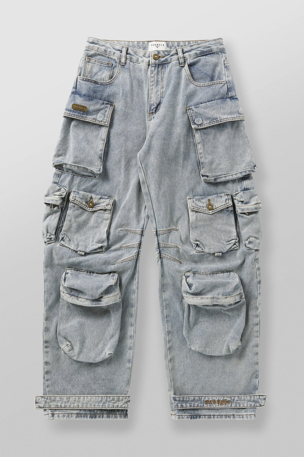 6002 - Hella Pocket Jeans - Blue Wash