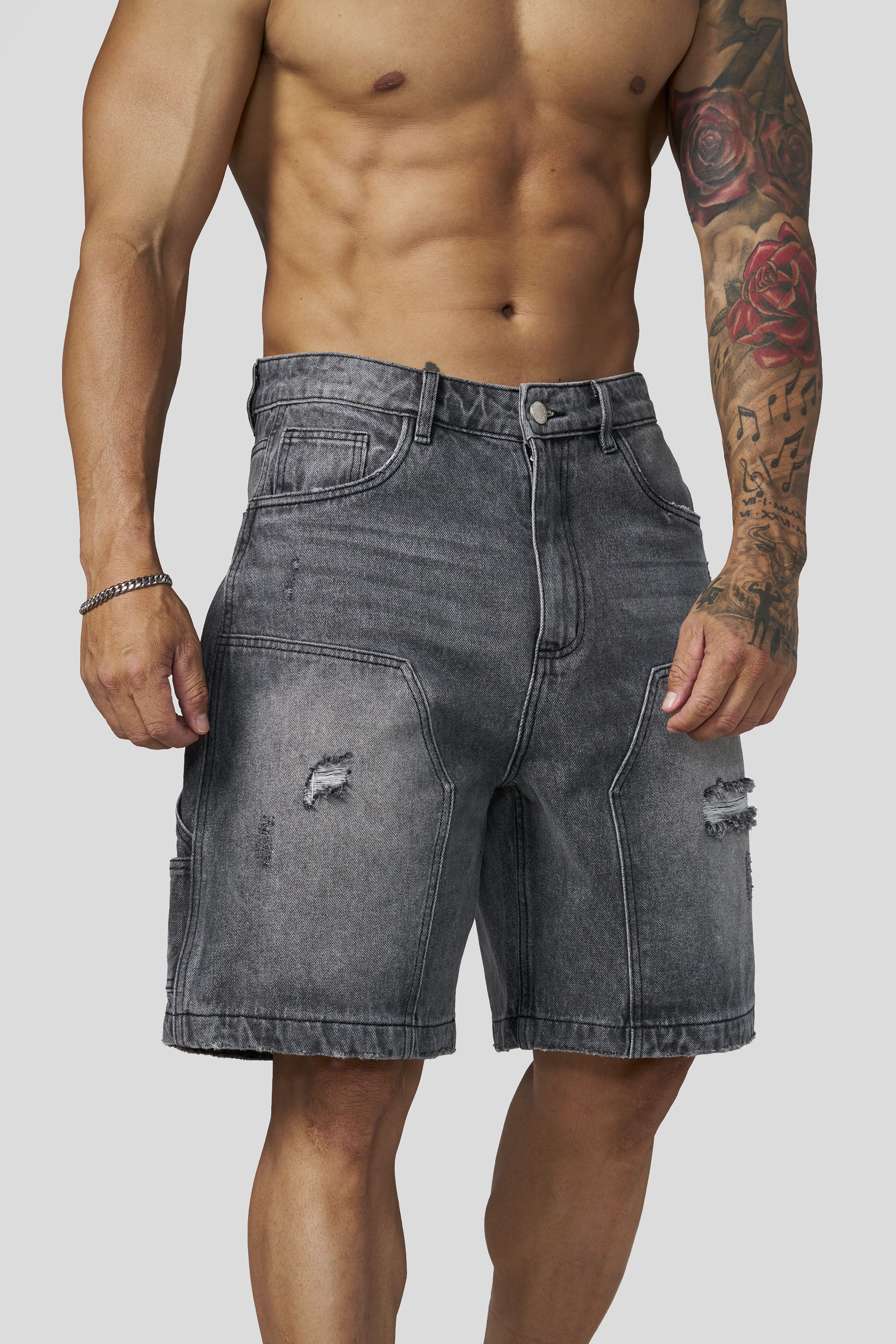 6071 - Carpenter Jorts - Black Wash
