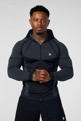 8061 - Apex Compression Zip-Ups - Black