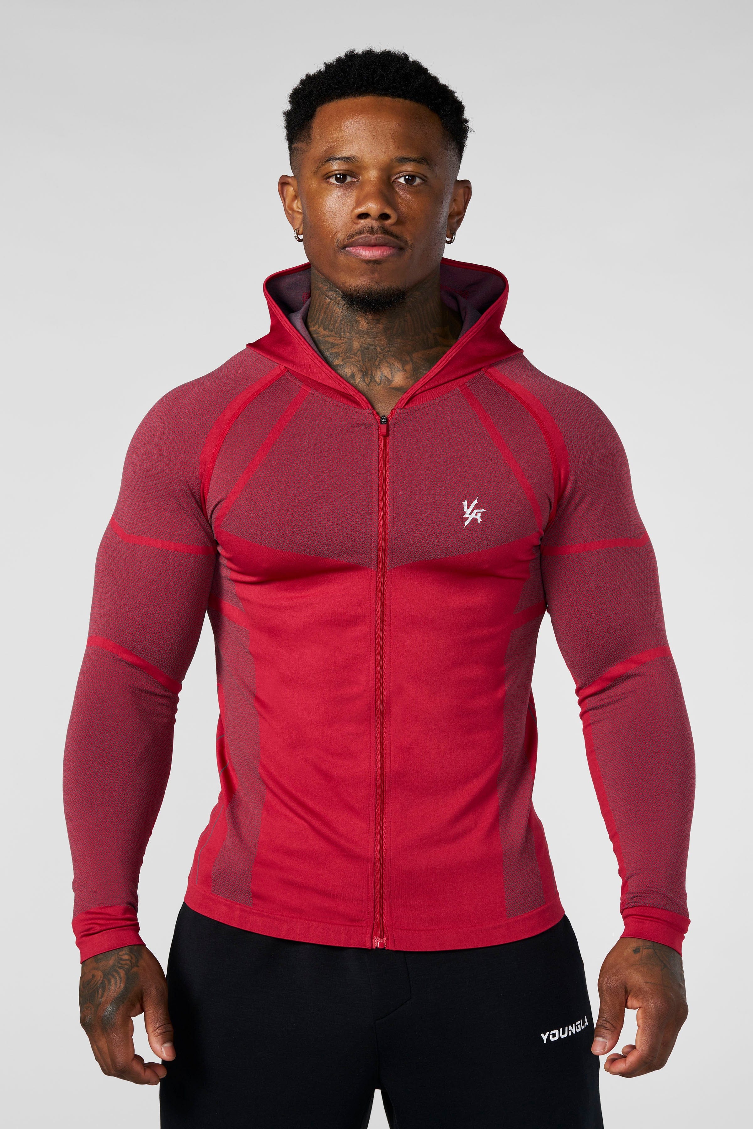 8061 - Apex Compression Zip-Ups - Red