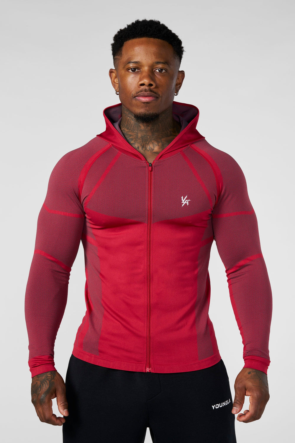 8061 - Apex Compression Zip-Ups - Red