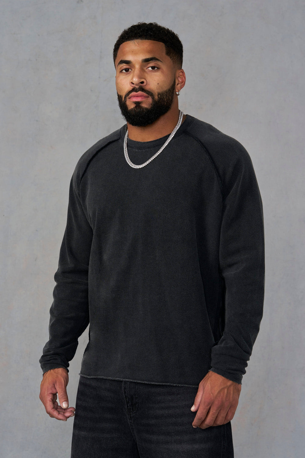 8068 - Proper Longsleeves - Black Wash