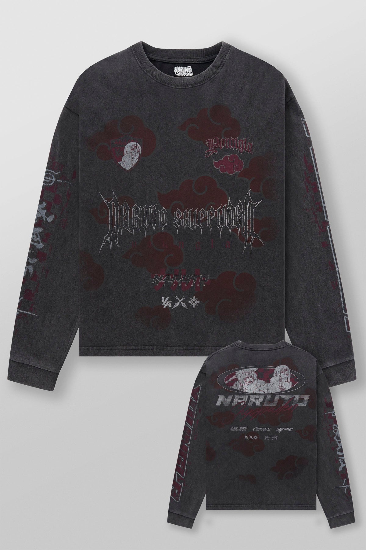 8073 - Naruto Longsleeves - Black
