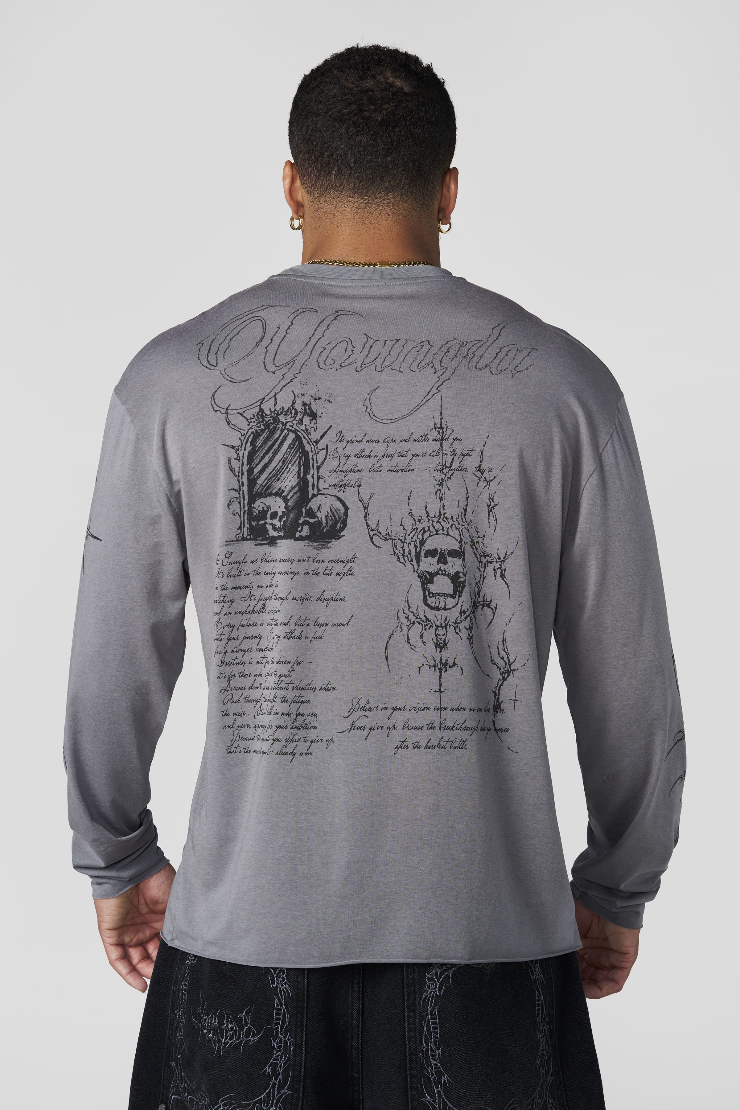 8087 - Eclipse Longsleeves - Grey Wash