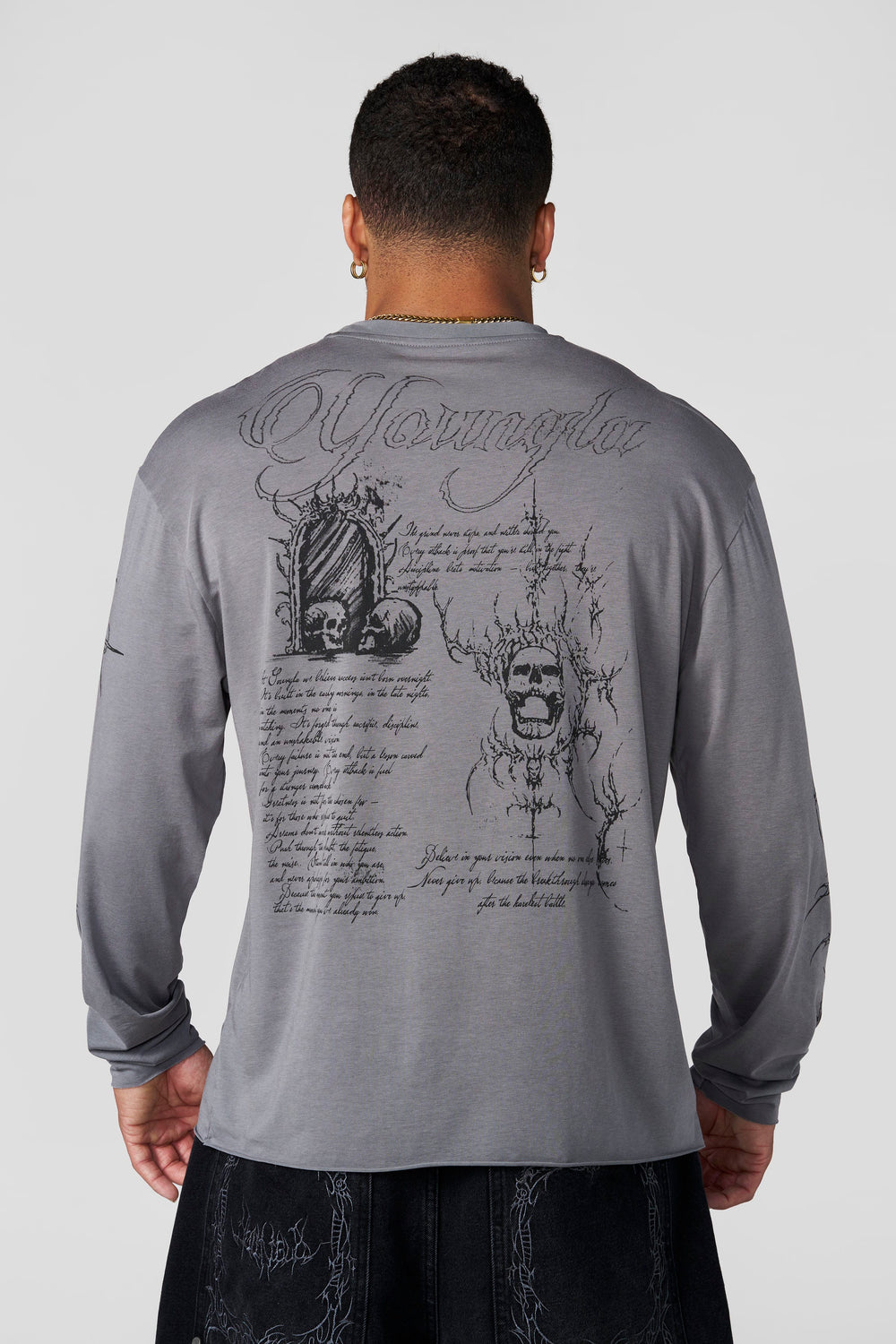 8087 - Eclipse Longsleeves - Grey Wash