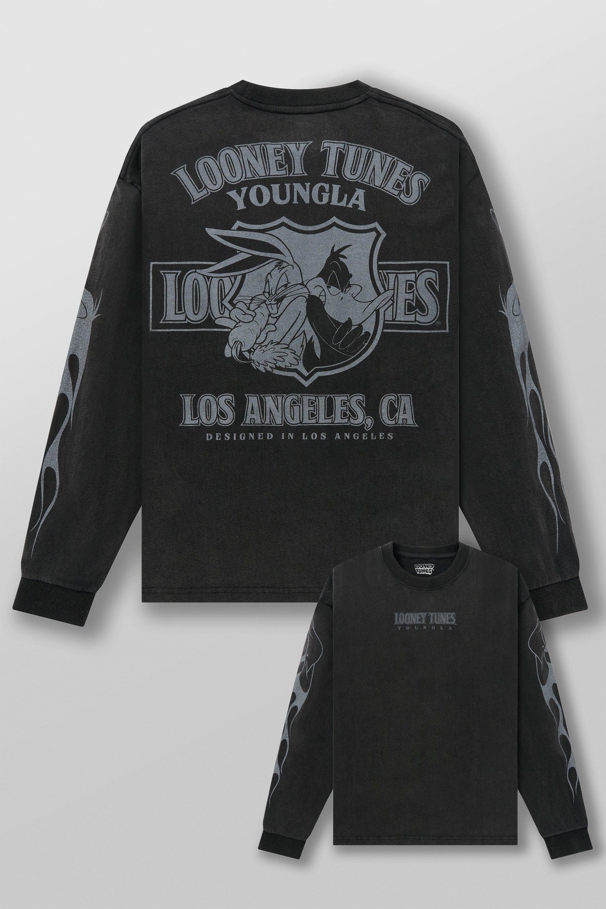 8114 - Looney Tunes Longsleeves - Black Wash