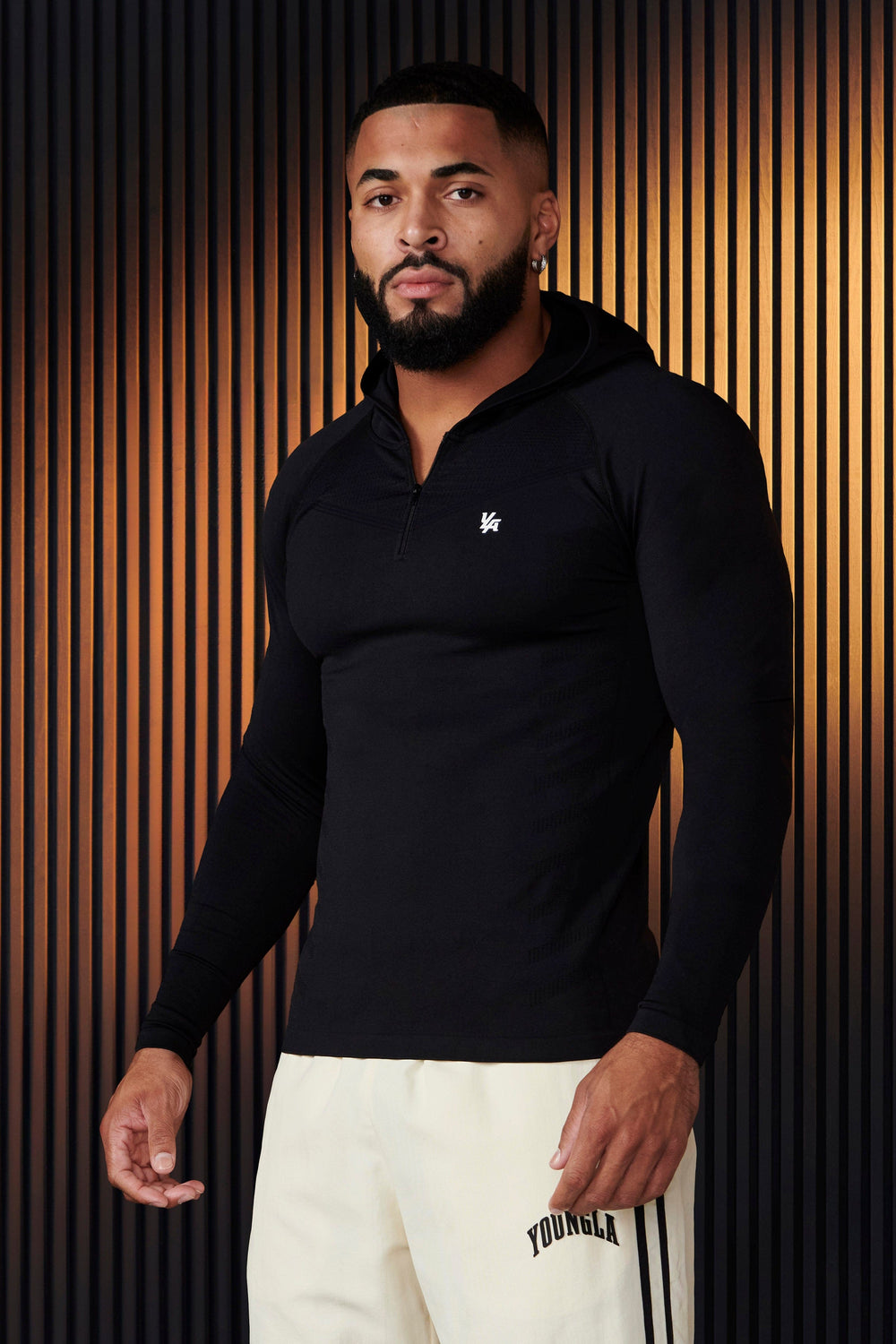 832 - SuperVillain Compression Hoodies - Black