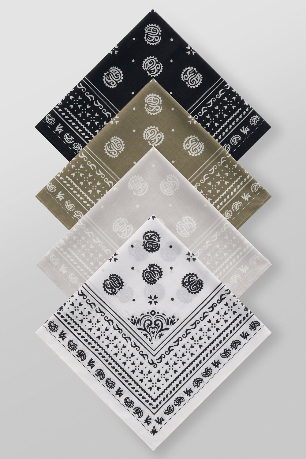 9033 - Lah Bandanas - 4 Pack - Pack 3 B