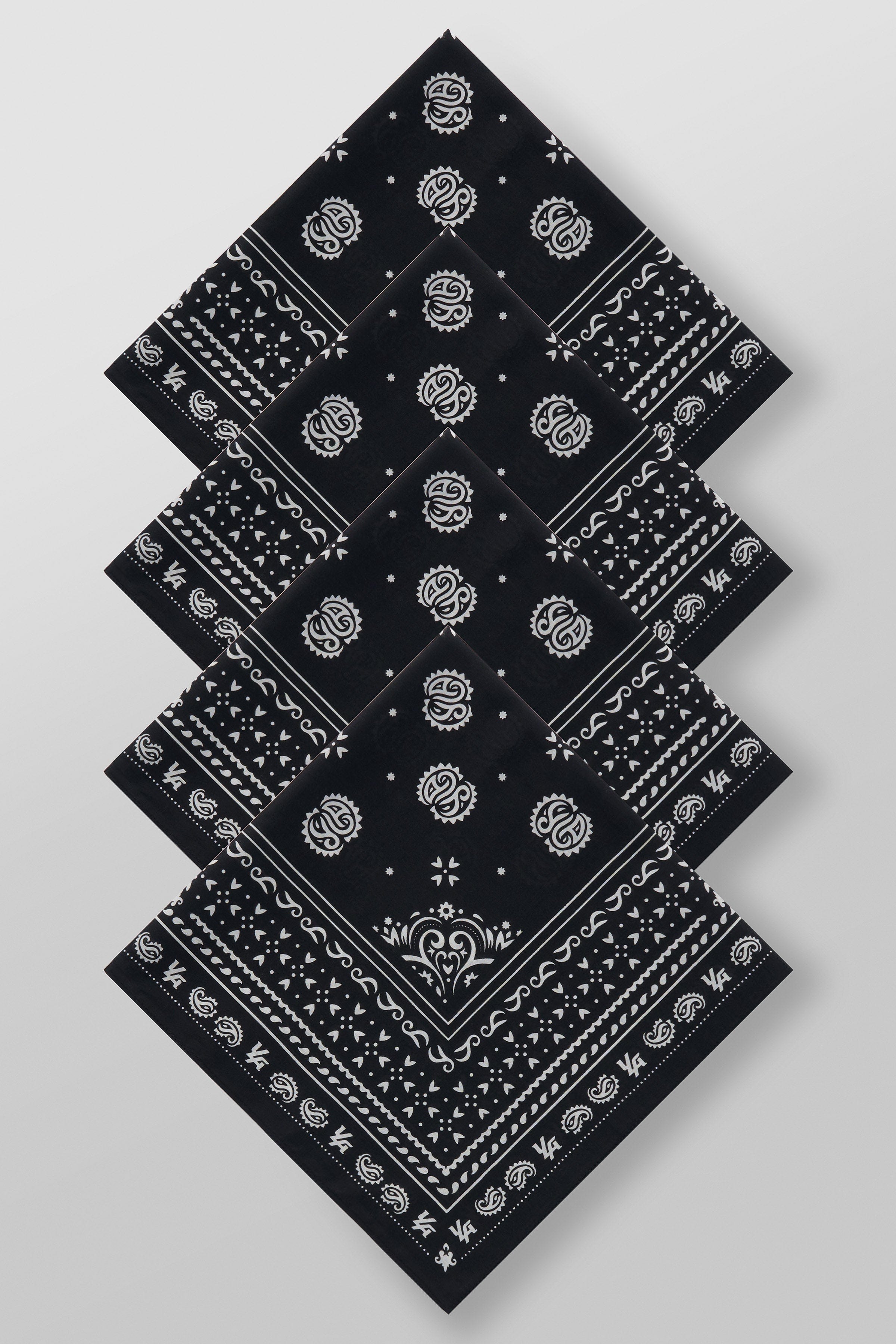 9033 - Lah Bandanas - 4 Pack - Pack 1 B