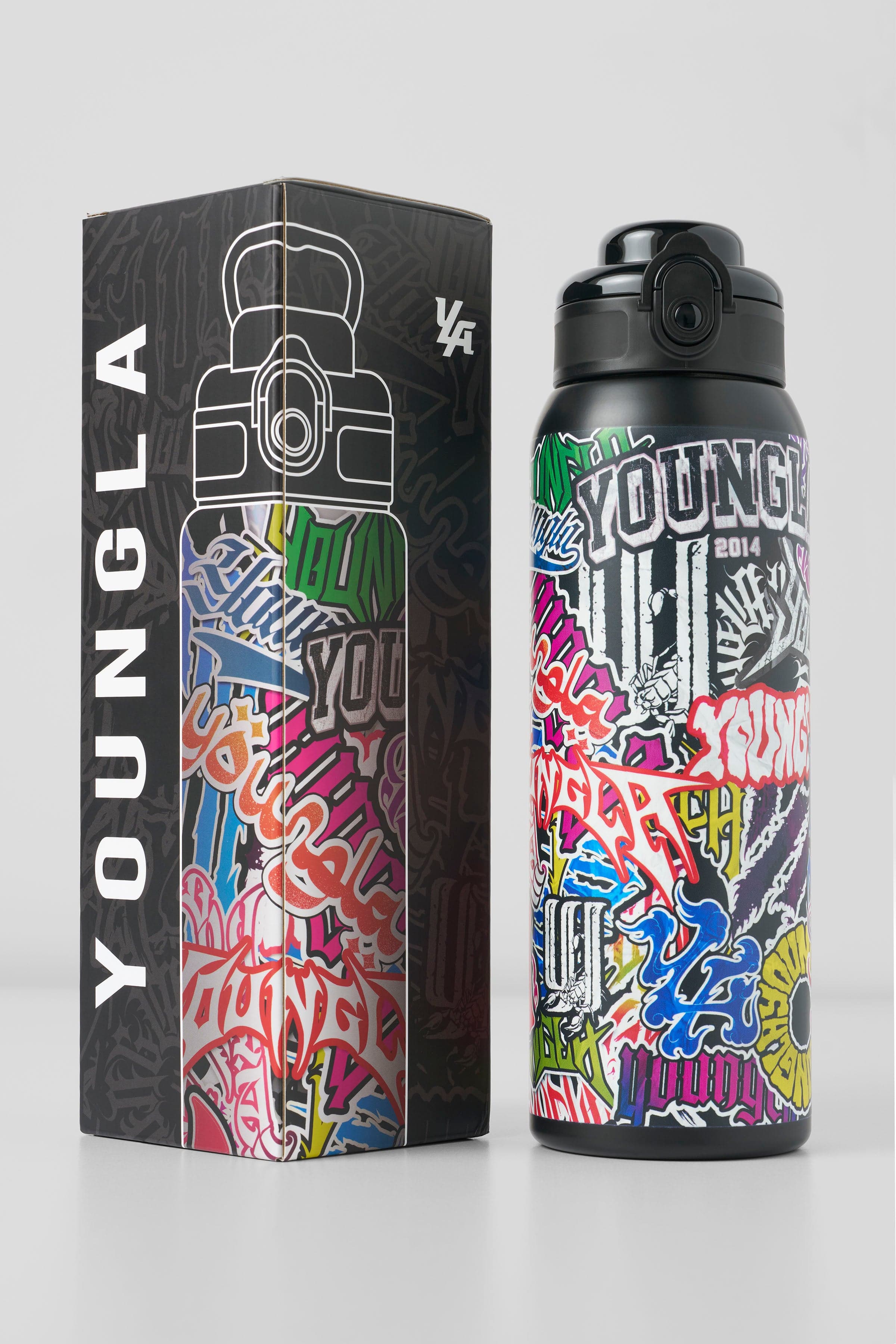 9007 - Graffiti Water Bottles - Multi Color