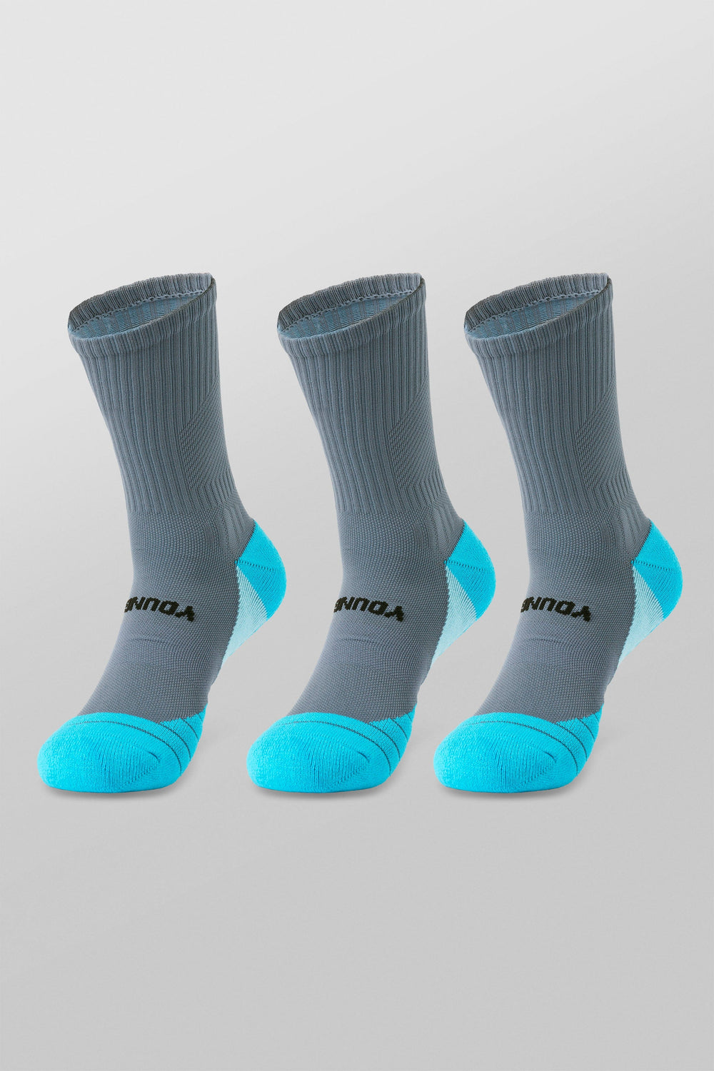 9044 - Performance Workout Socks - 3 Pack - Black/White/Blue