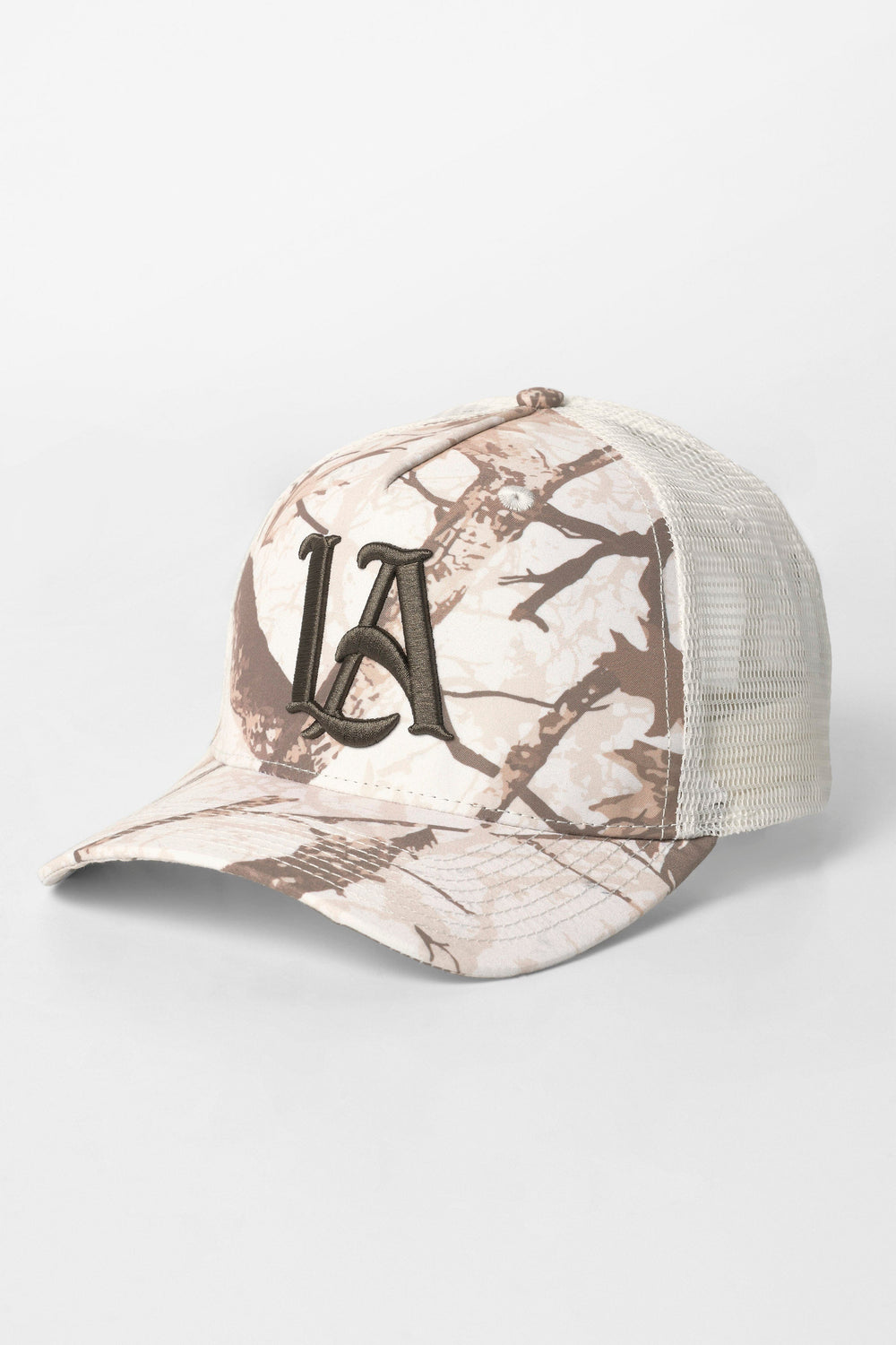 9053 - Tree Camo Trucker Hats - Snow Tree Camo