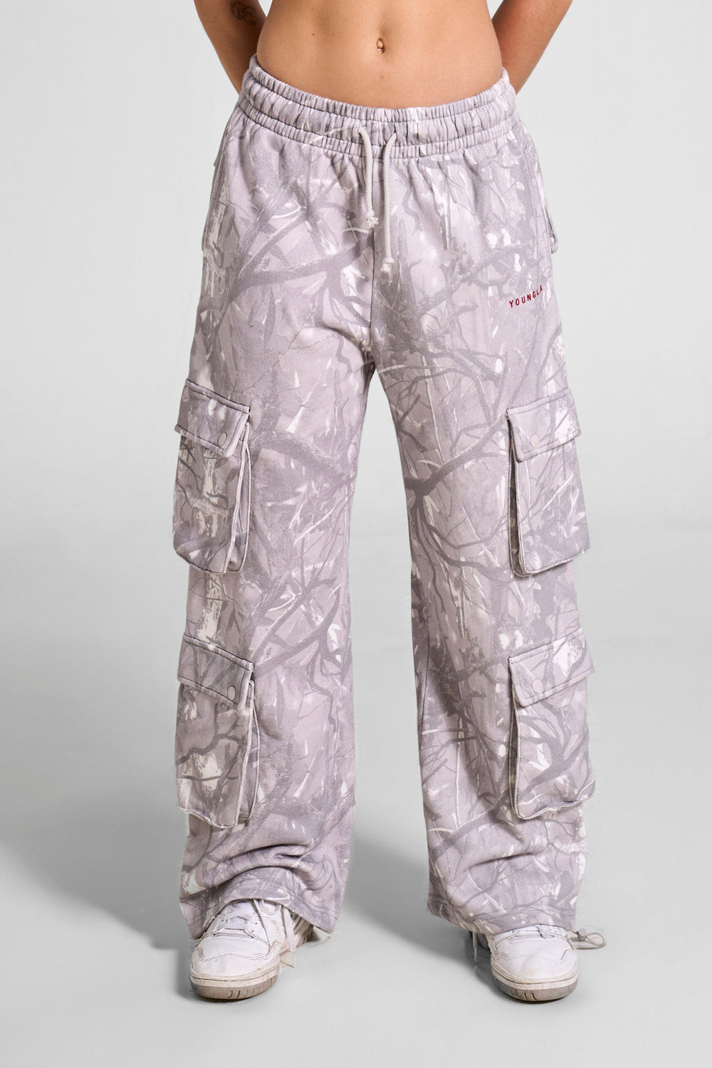 W251 Hunting Season Cargo Joggers - Grey Camo