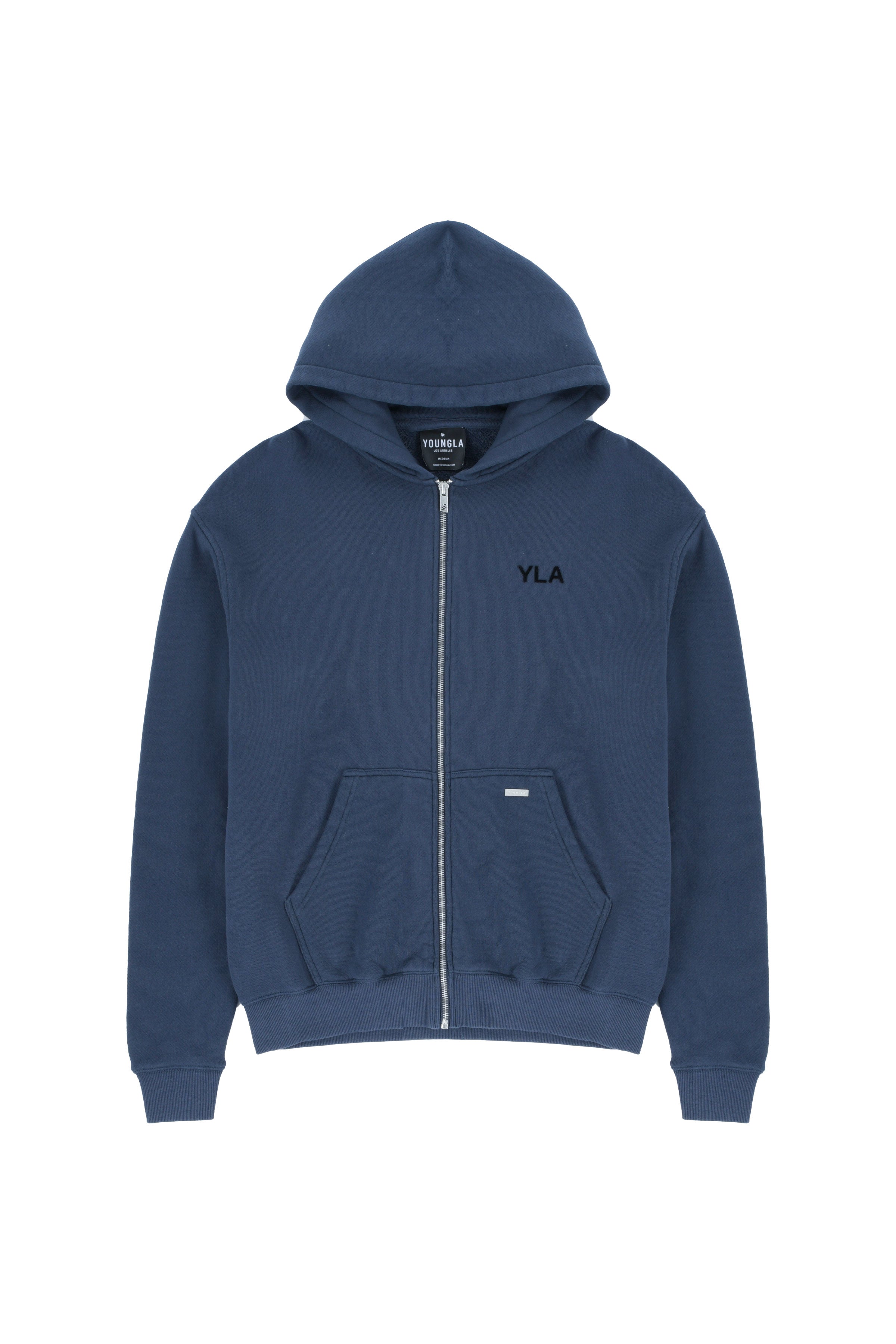 515 Monarch Zip-up Hoodie - Navy Wash
