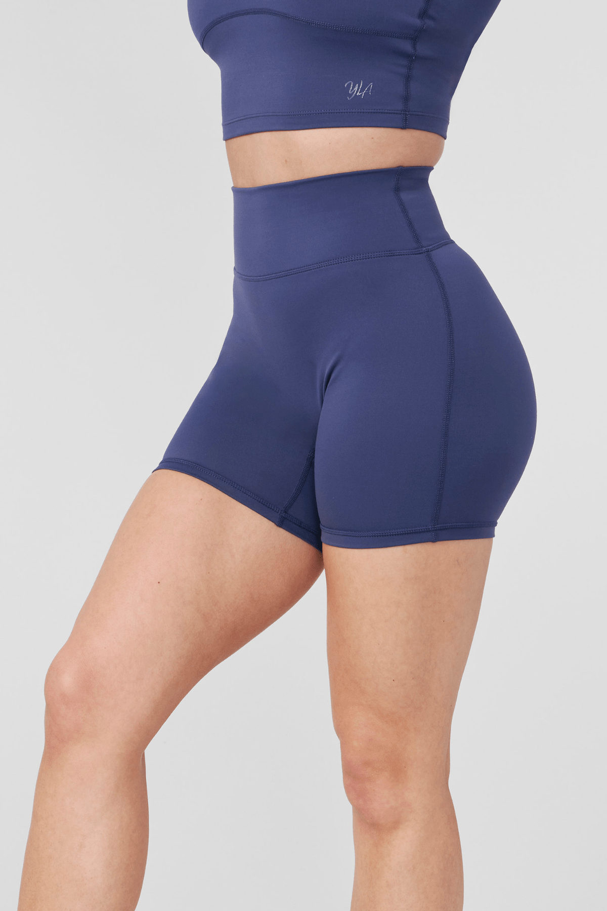 W109 Level Up Biker Shorts - Forget me Not Blue
