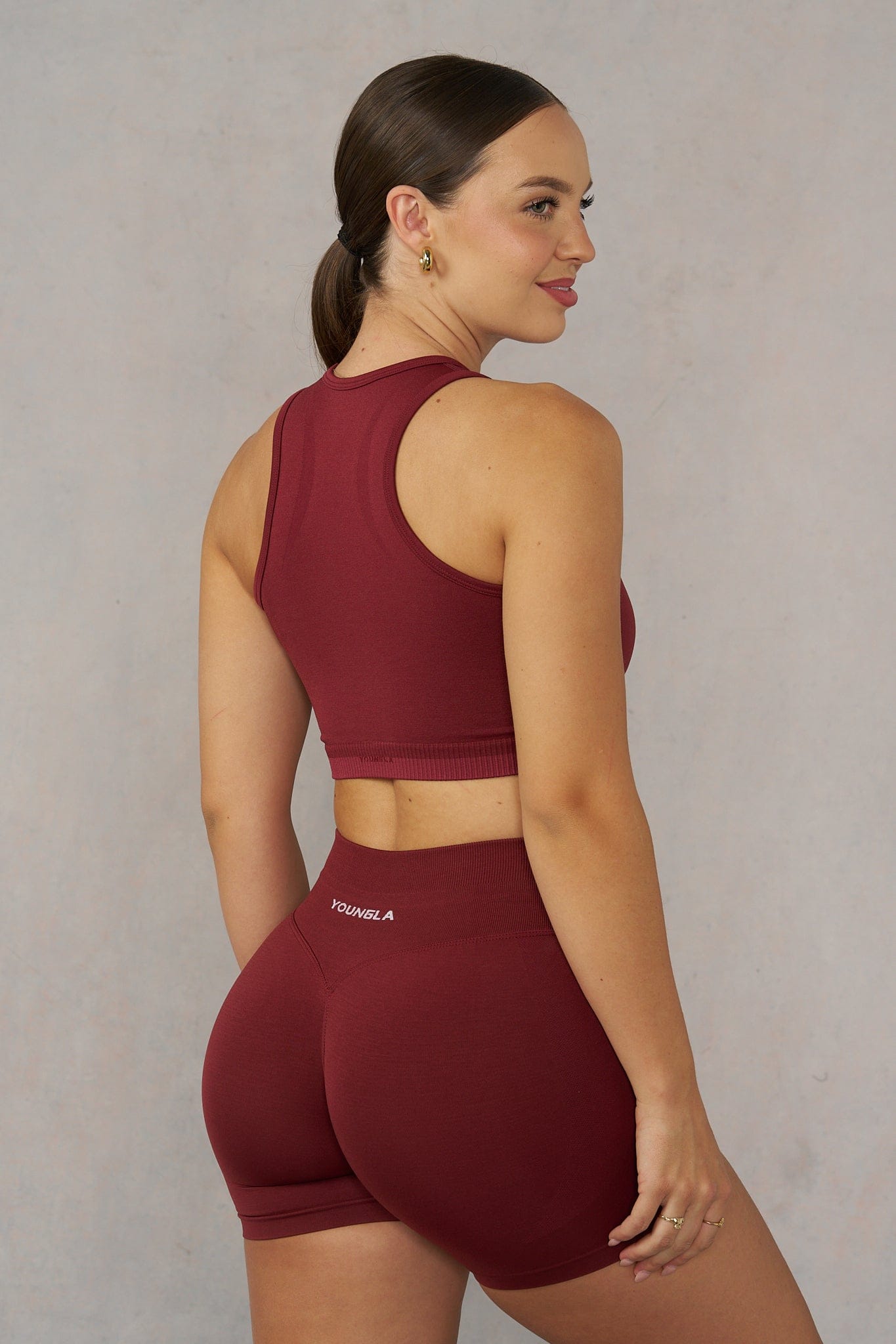 W4273 - Motion Seamless Tank - Brick Red
