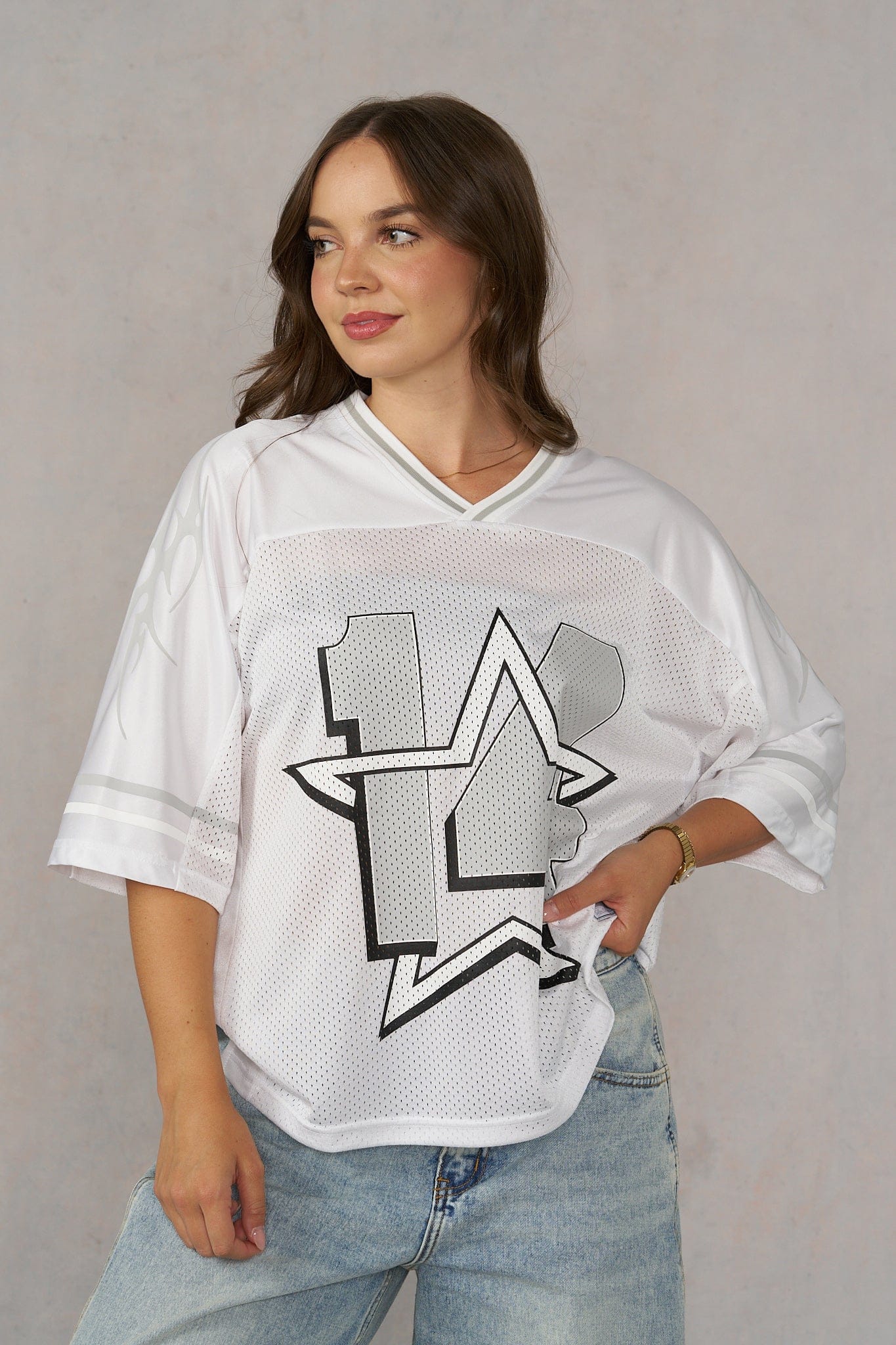 W417 - Stella Jersey - White