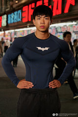 8004 - Batman Compression Longsleeves New Colors - Navy