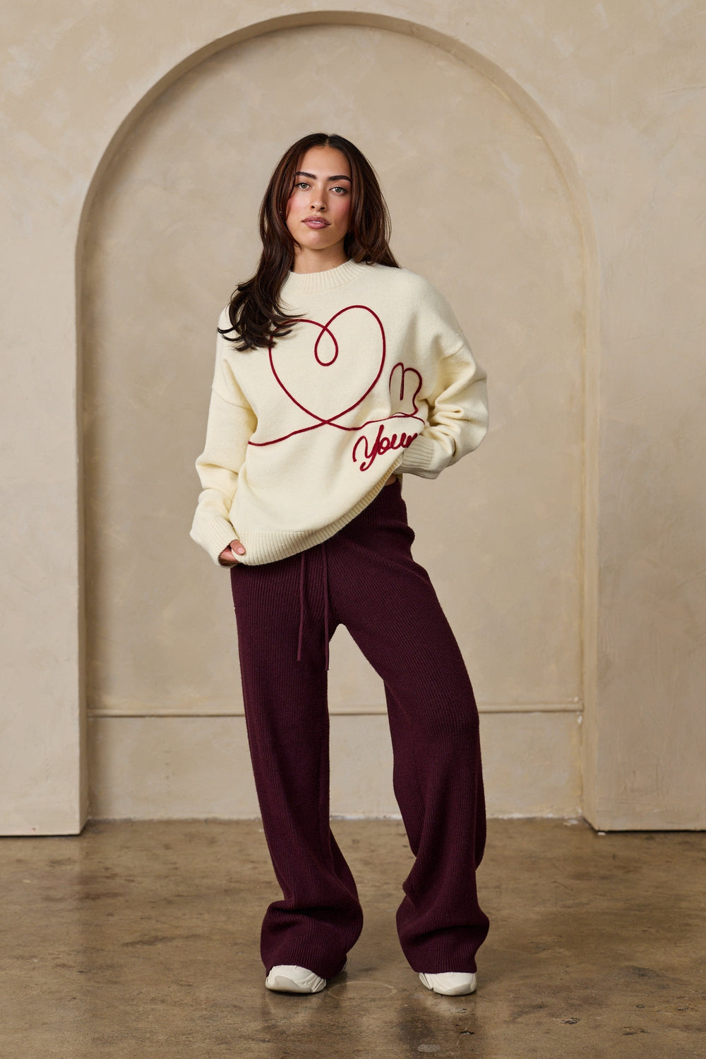 W5220 Hearts Sweater