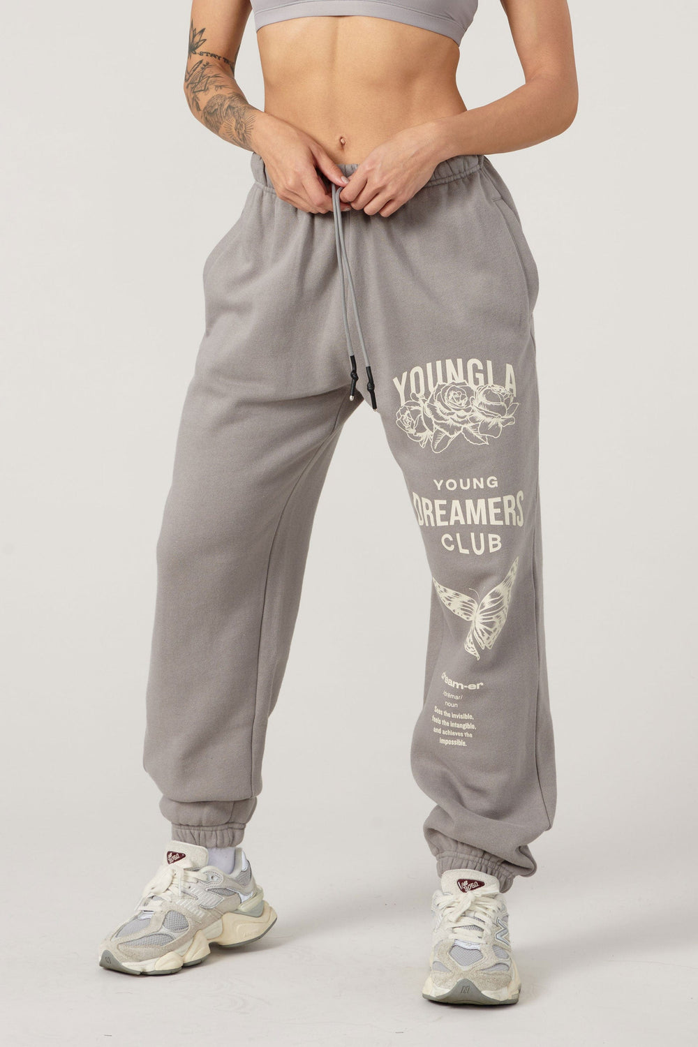 W211 Dreamers Joggers - Stone Grey
