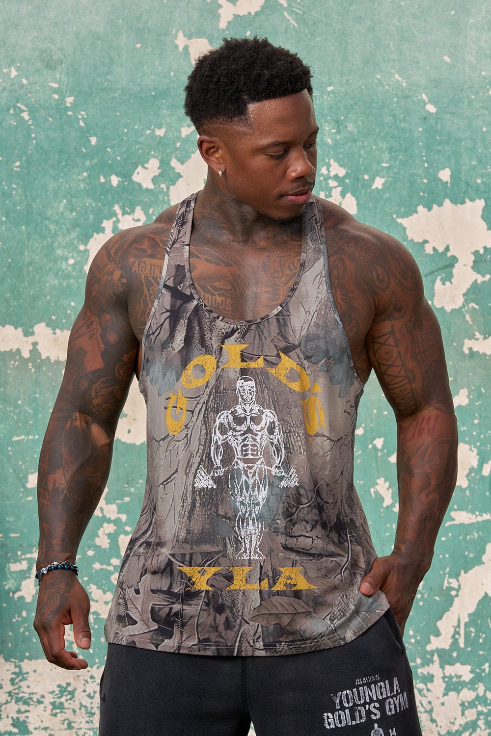 3003 - Gold's Iron Legacy Icon Stringers - Beige Tree Camo