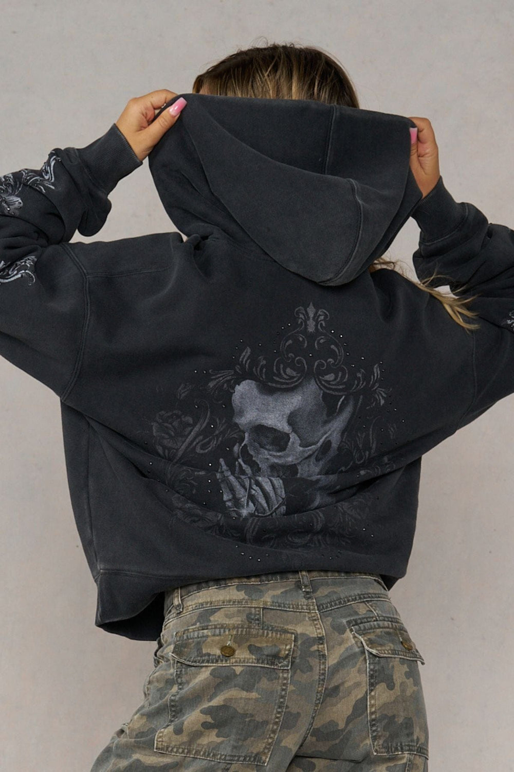 W5123 - Starlight Hoodie - Black Phantom