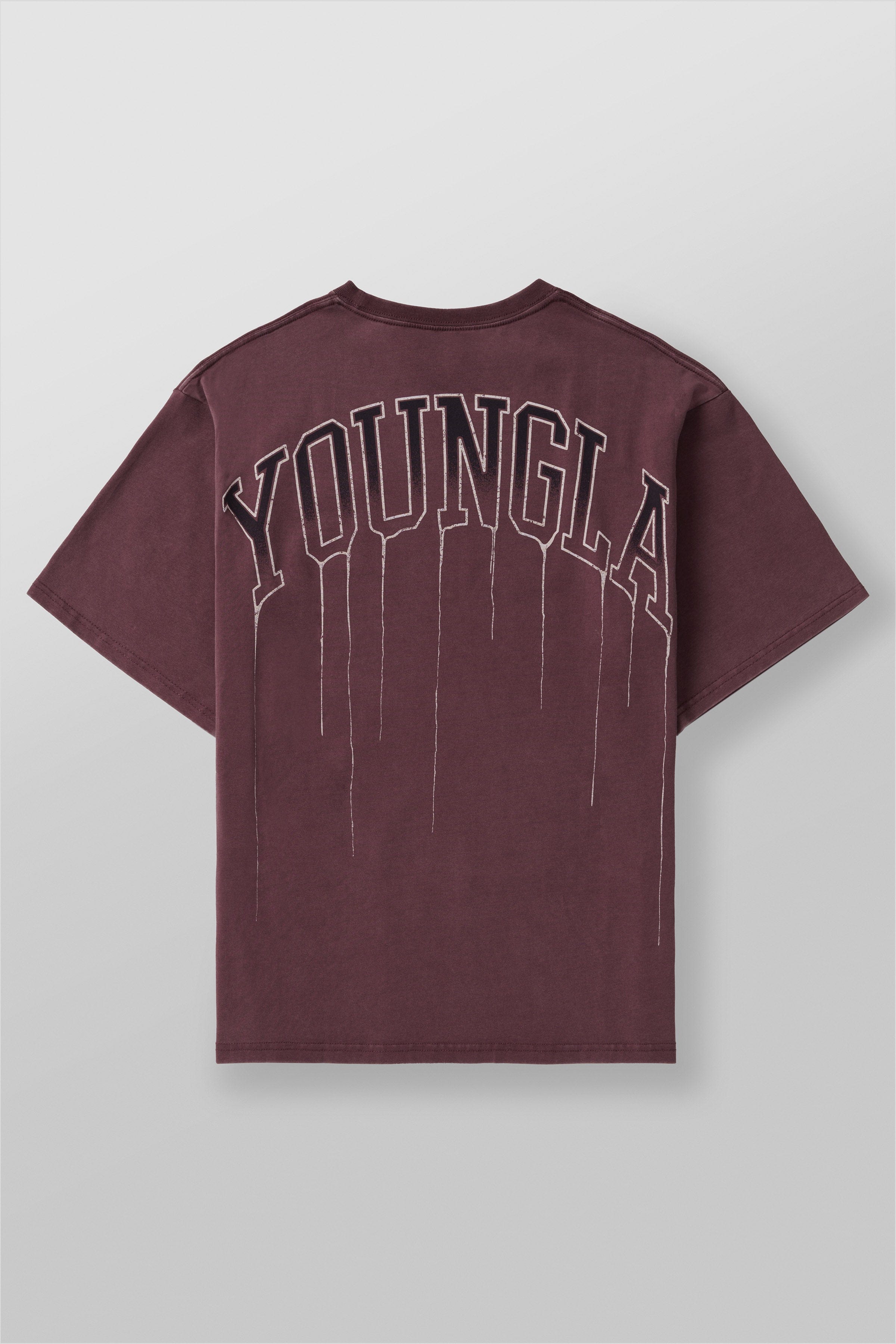 W428 - Drip Oversized Tee - Grape Wash