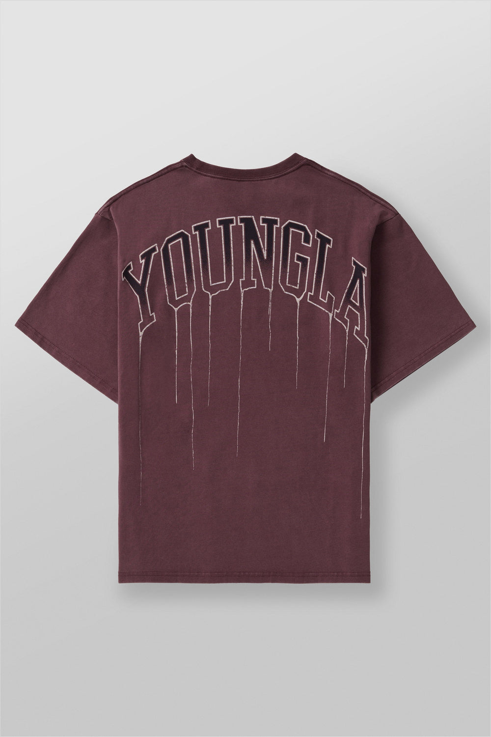 W428 - Drip Oversized Tee - Grape Wash