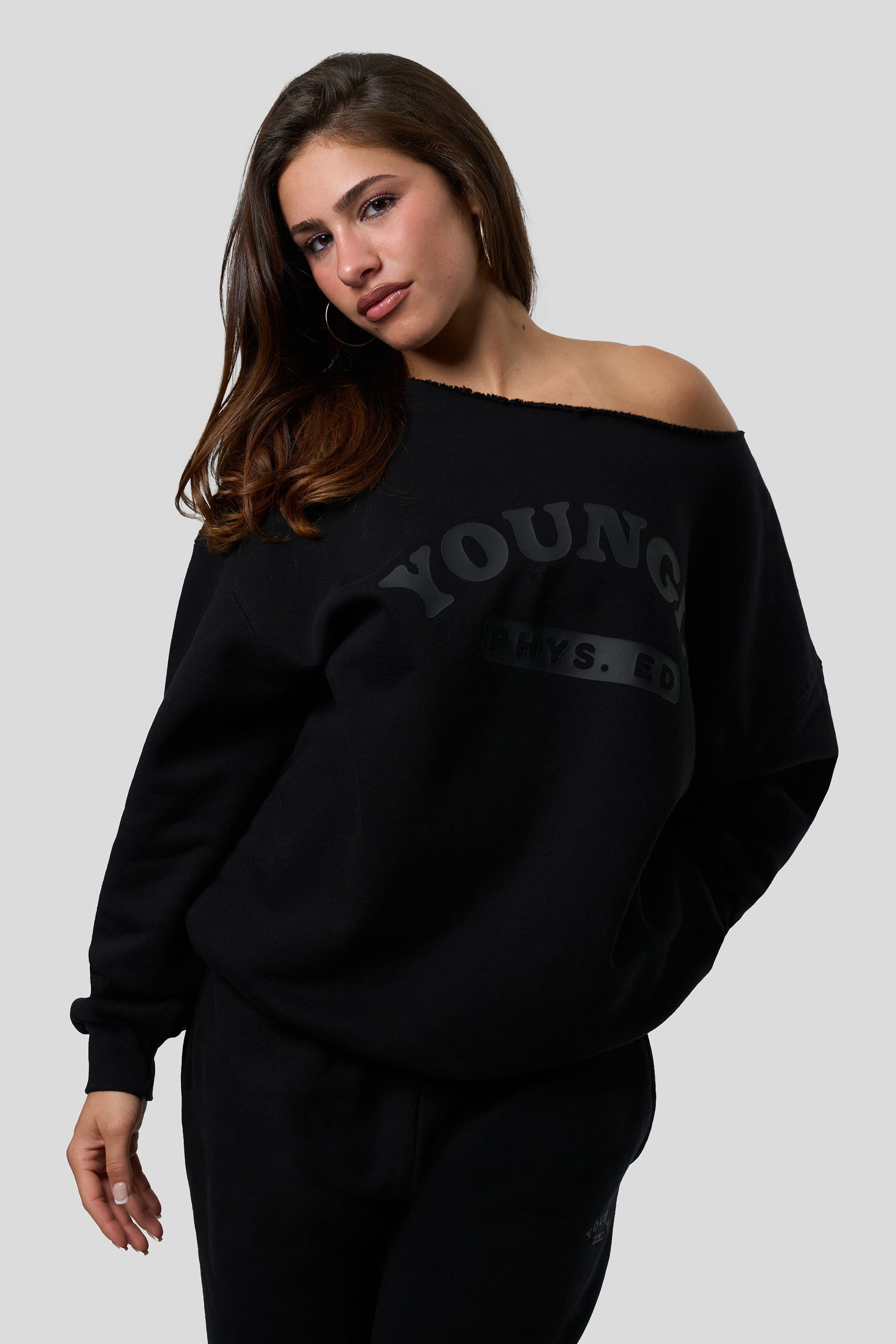 W5198 - P.E. Crewneck - Black